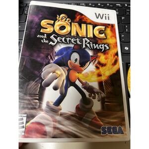 Sonic and the Secret Rings Nintendo Wii SEGA 2007 Video‎ Game RVL-RSRE-USA